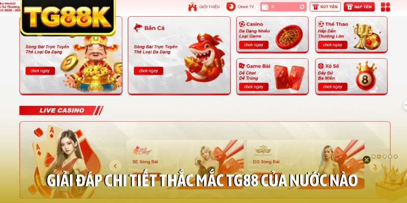 Giải đáp chi tiết thắc mắc TG88 của nước nào